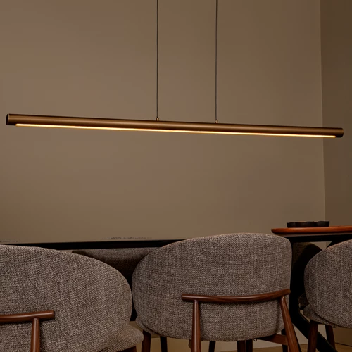Lucide GRIFFITH - Suspension - LED Dim. - CCT - 1x33W 2700K/4000K - Bronze | Premium - ambiance 1